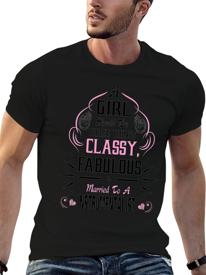 Classy Fabulous Instrumentalist Wife Tee