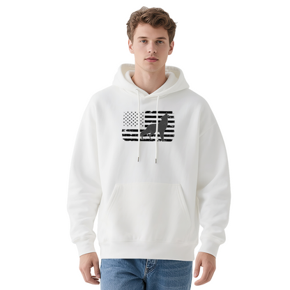 Trendy Hooded Sweatshirt - Wolf Pack