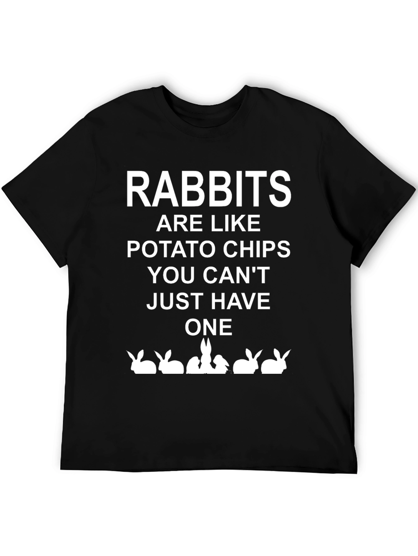 Funny Rabbit Potato Chip T-Shirt