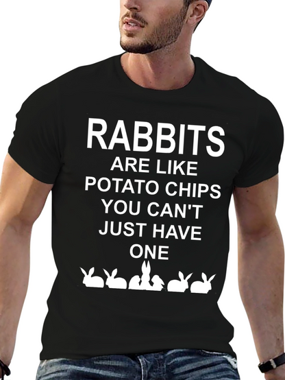 Funny Rabbit Potato Chip T-Shirt