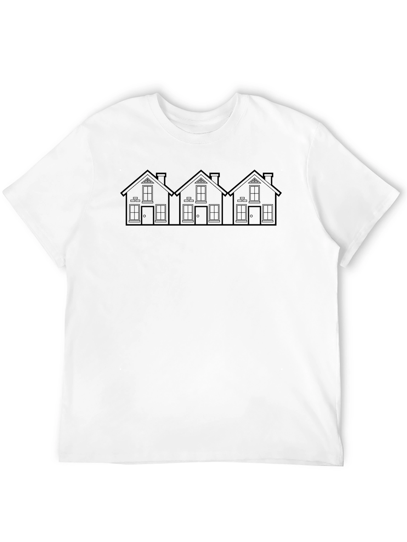 House Outline T-Shirt - Minimalist Design
