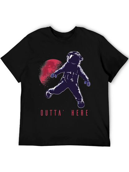 Outta Here Astronaut Graphic T-Shirt