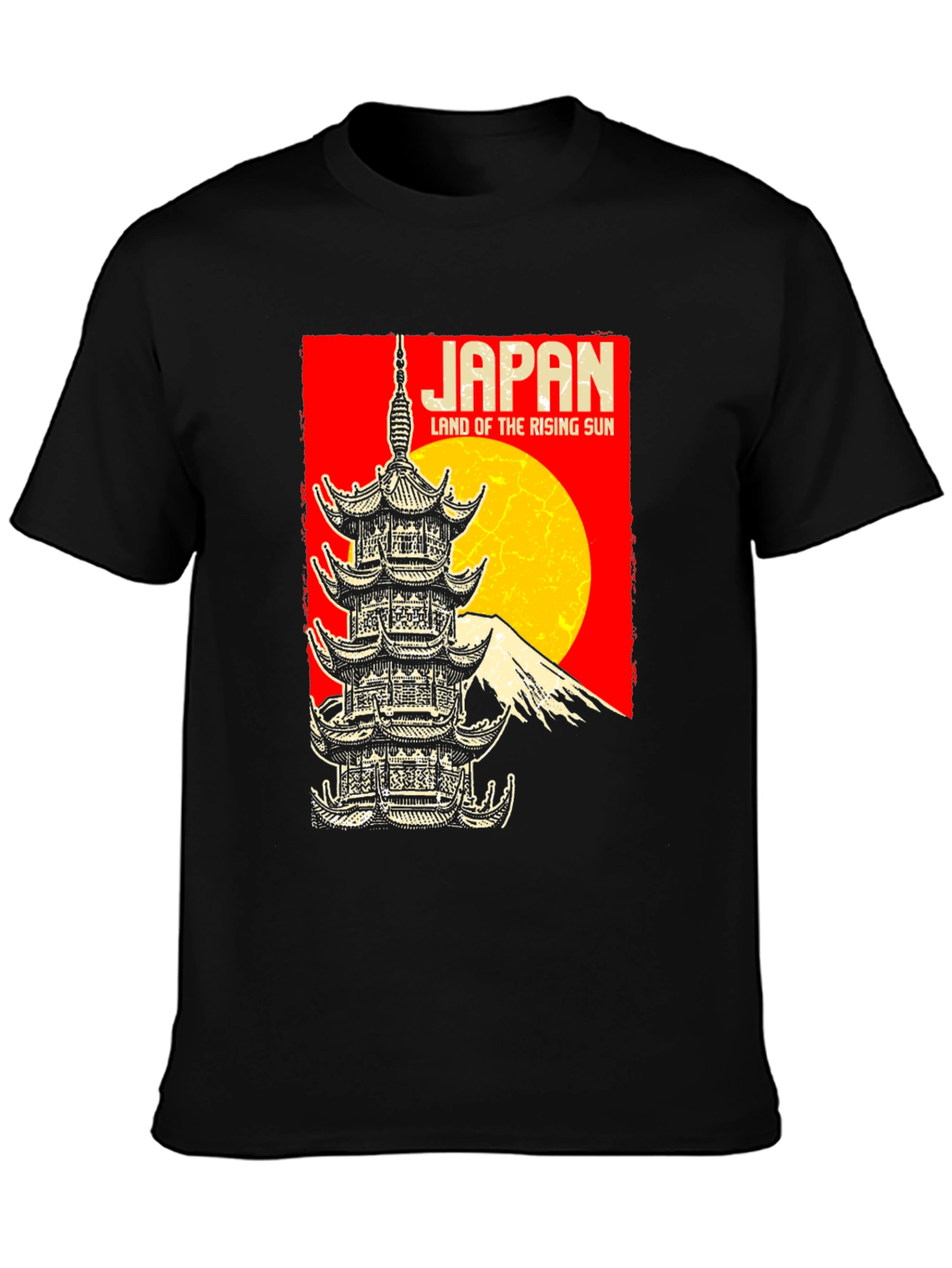Japan Rising Sun Graphic T-Shirt