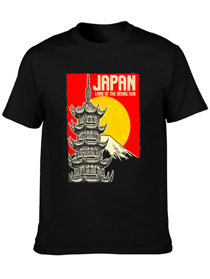 Japan Rising Sun Graphic T-Shirt