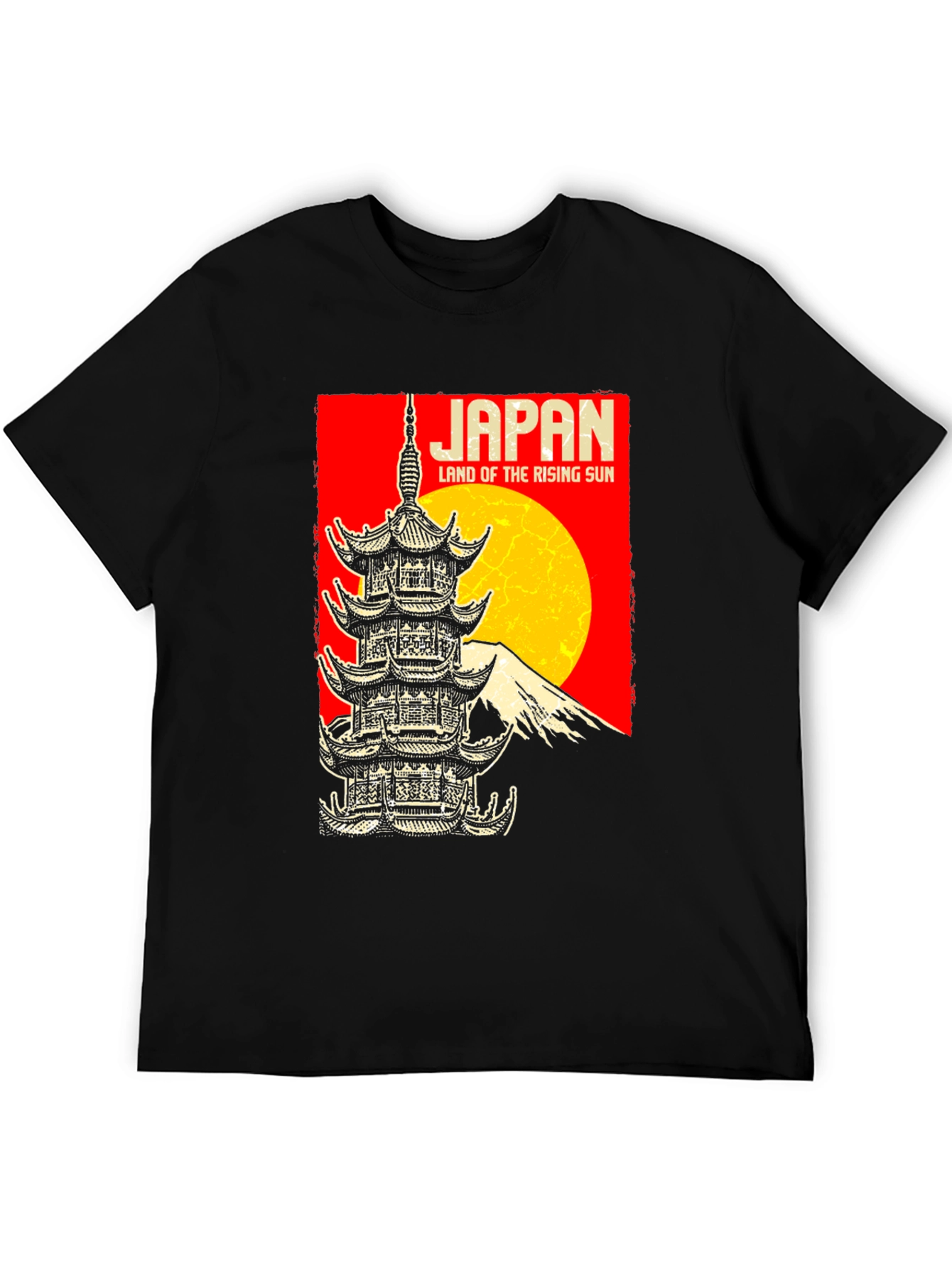 Japan Rising Sun Graphic T-Shirt