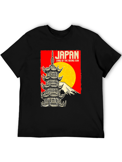 Japan Rising Sun Graphic T-Shirt