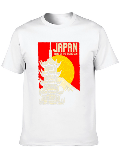 Japan Rising Sun Graphic T-Shirt