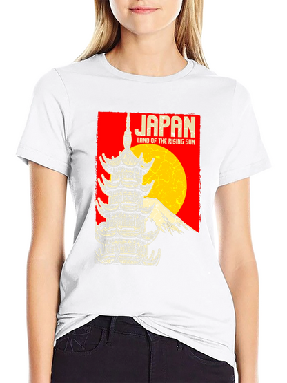 Japan Rising Sun Graphic T-Shirt