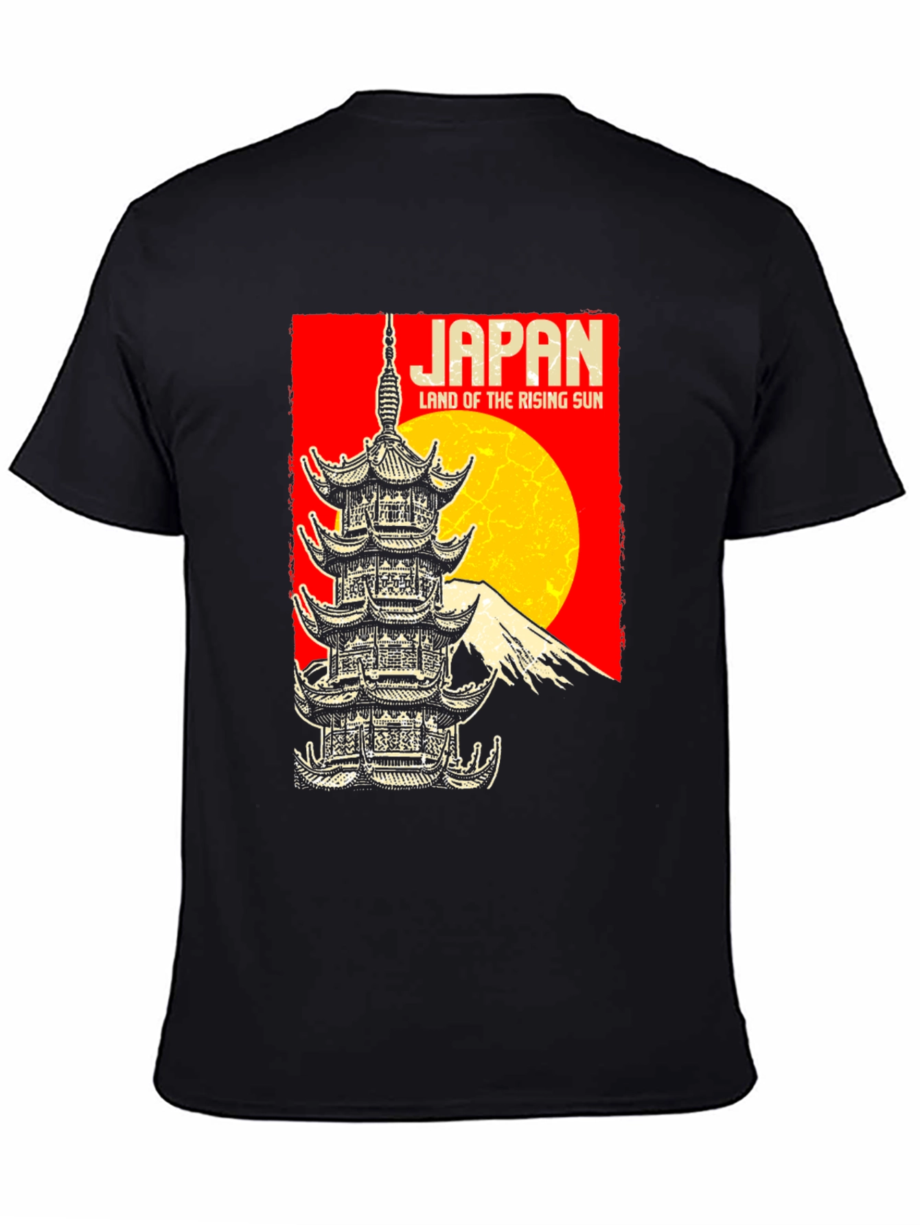 Japan Rising Sun Graphic T-Shirt