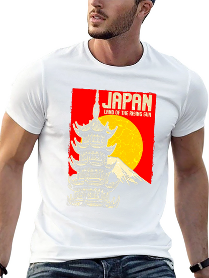 Japan Rising Sun Graphic T-Shirt