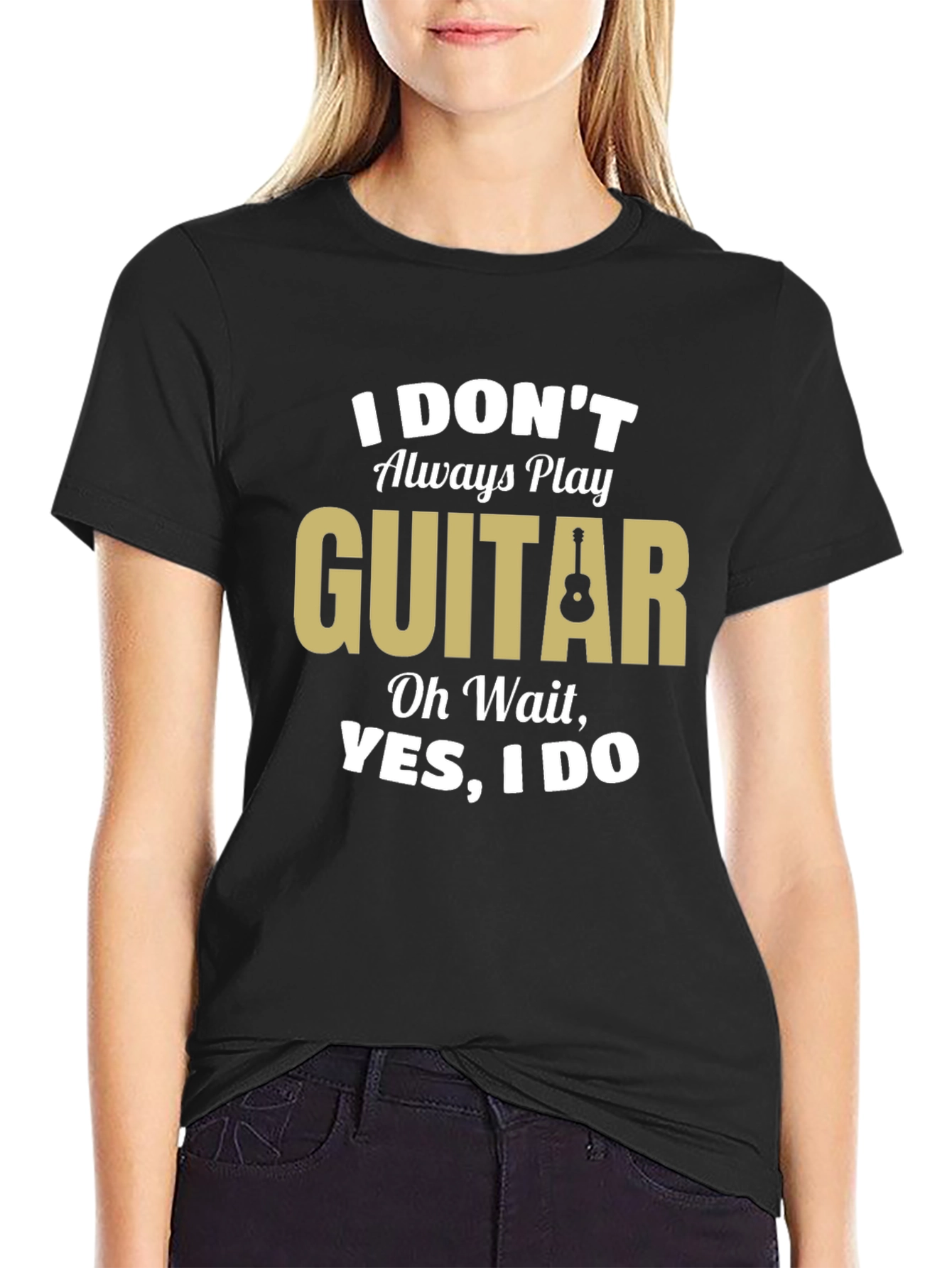 Funny Guitar Player T-Shirt - I Dont Always Play