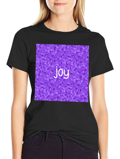 Joyful Patterned T-Shirt