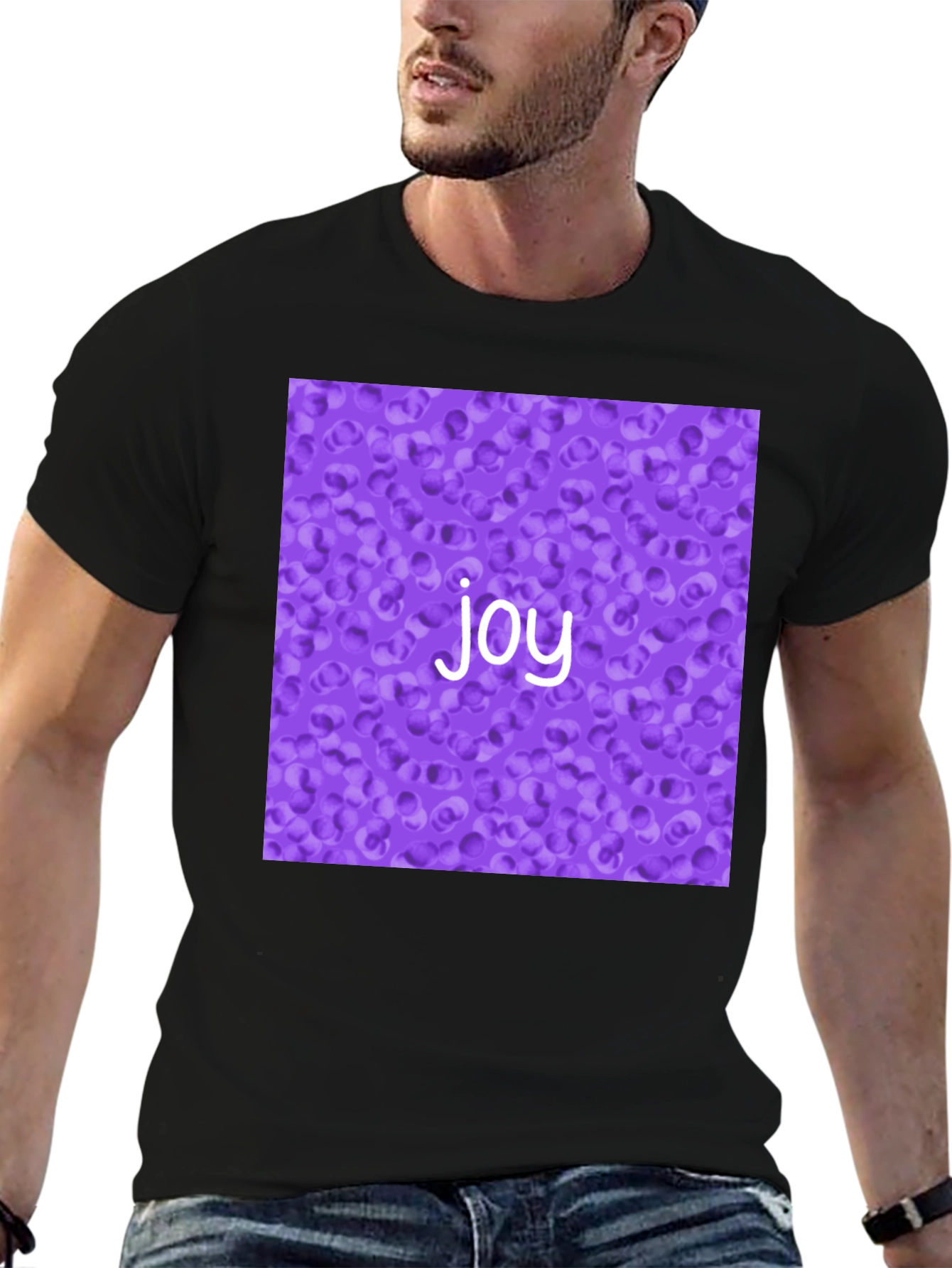 Joyful Patterned T-Shirt