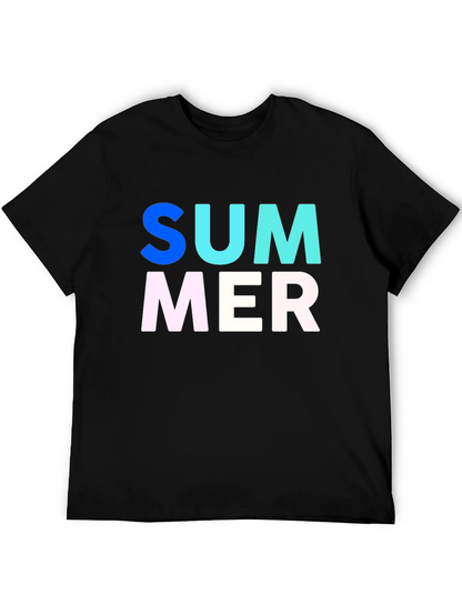 Summer Graphic Tee - Cool & Casual Black T-Shirt