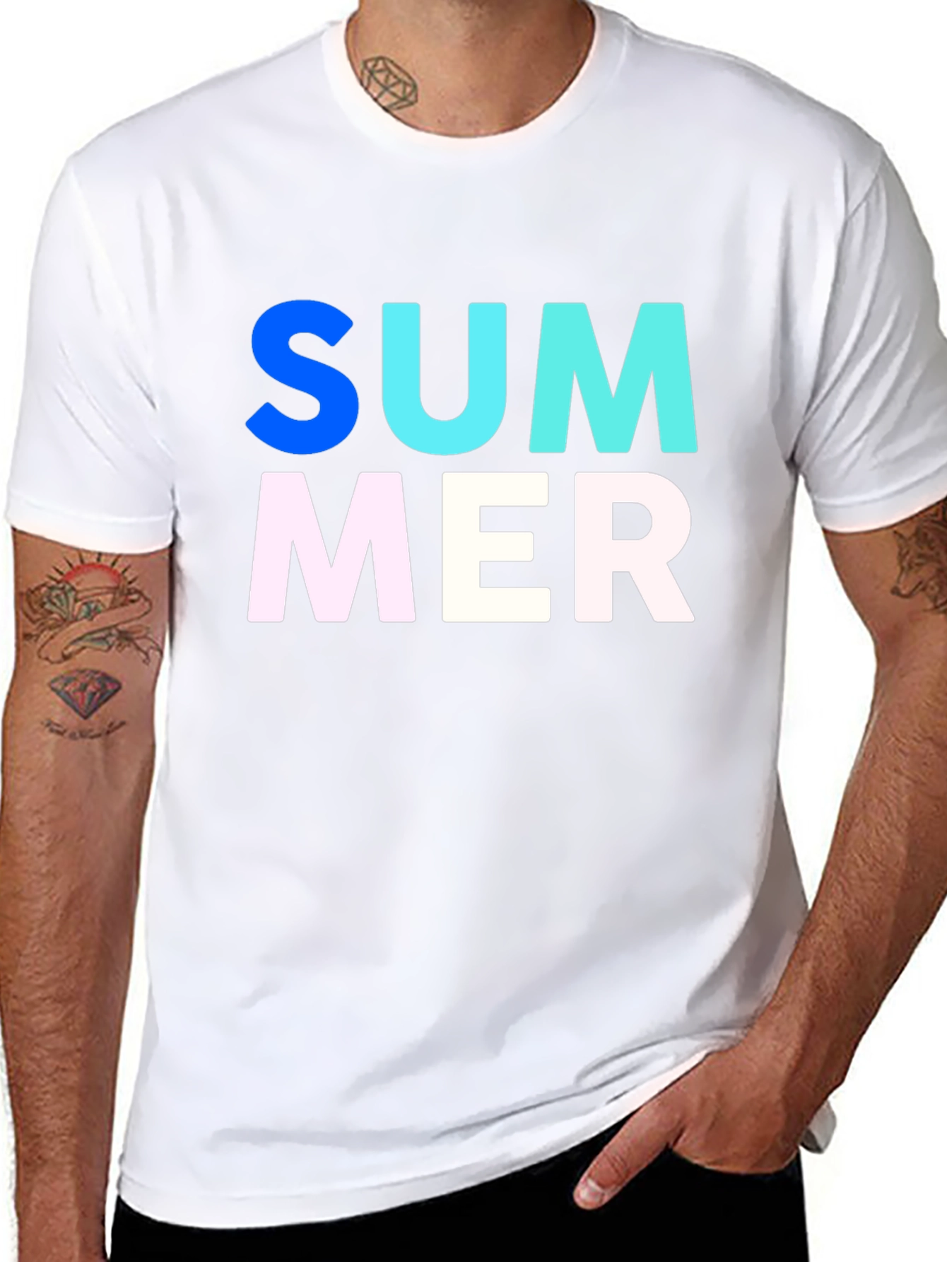 Summer Graphic Tee - Cool & Casual Black T-Shirt