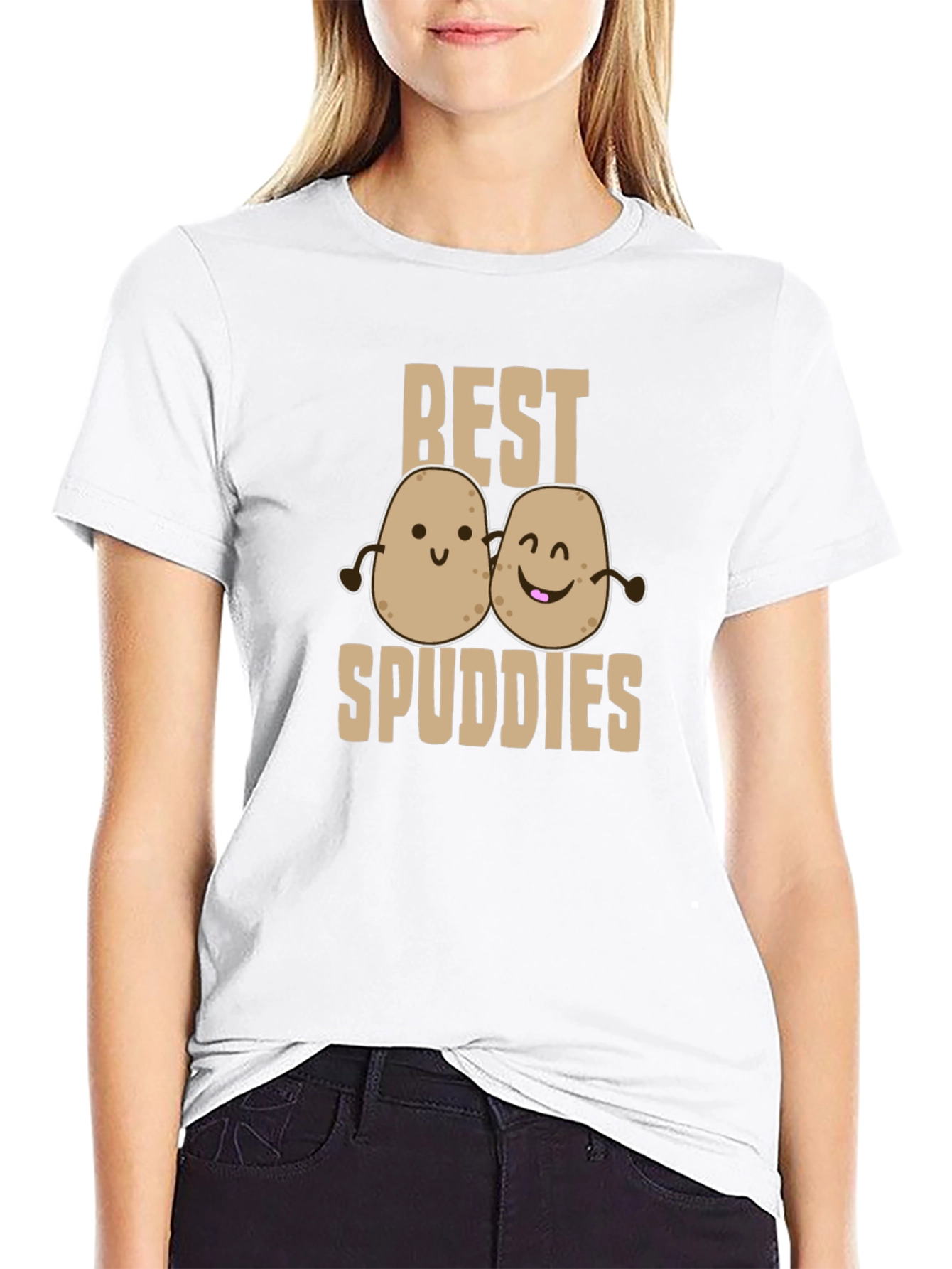 Best Spuddies T-Shirt Funny Potato Graphic Tee