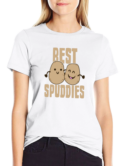 Best Spuddies T-Shirt Funny Potato Graphic Tee