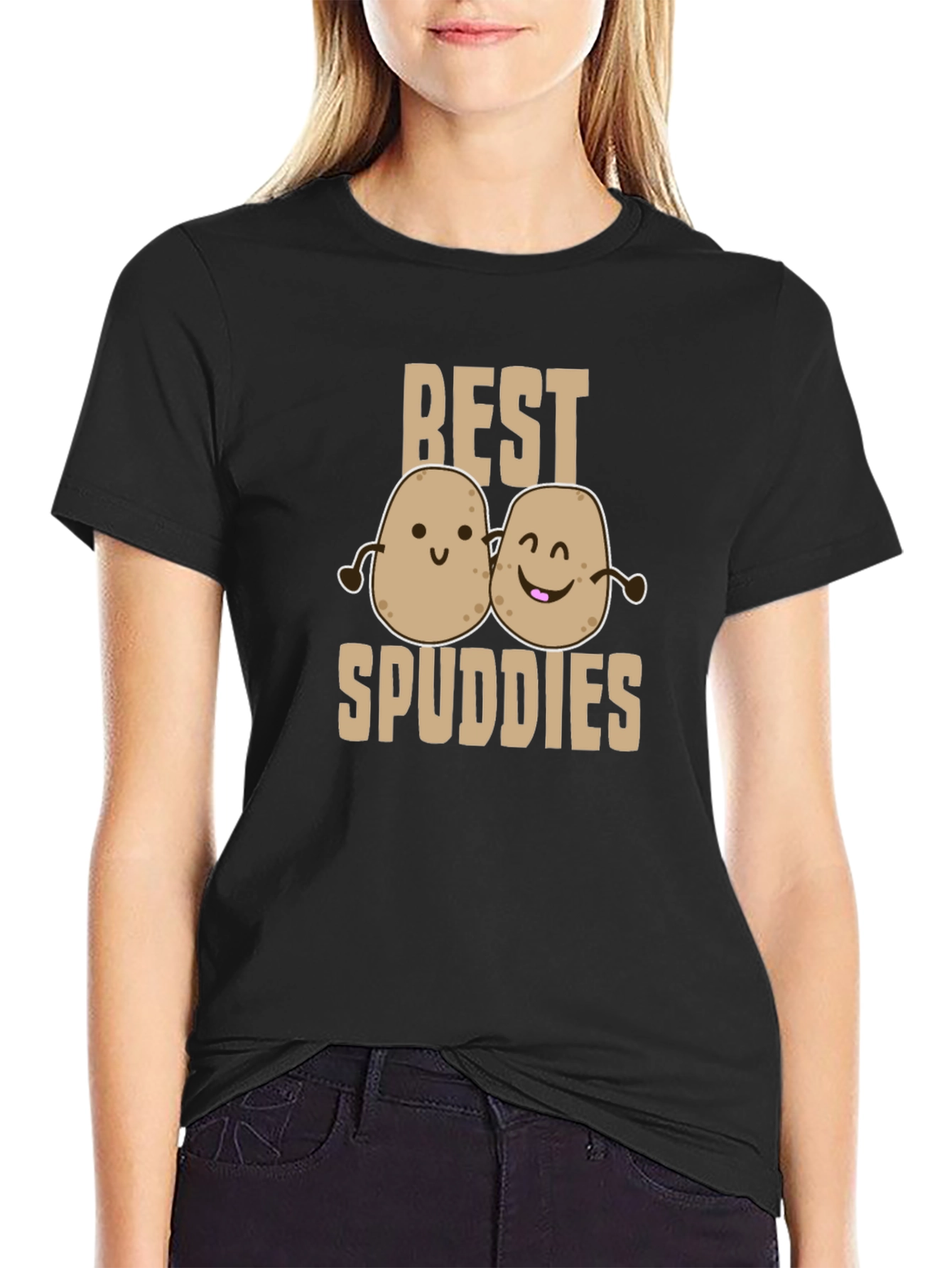 Best Spuddies T-Shirt Funny Potato Graphic Tee