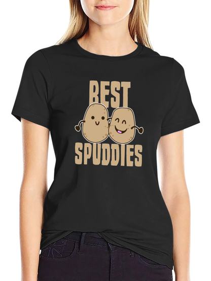 Best Spuddies T-Shirt Funny Potato Graphic Tee