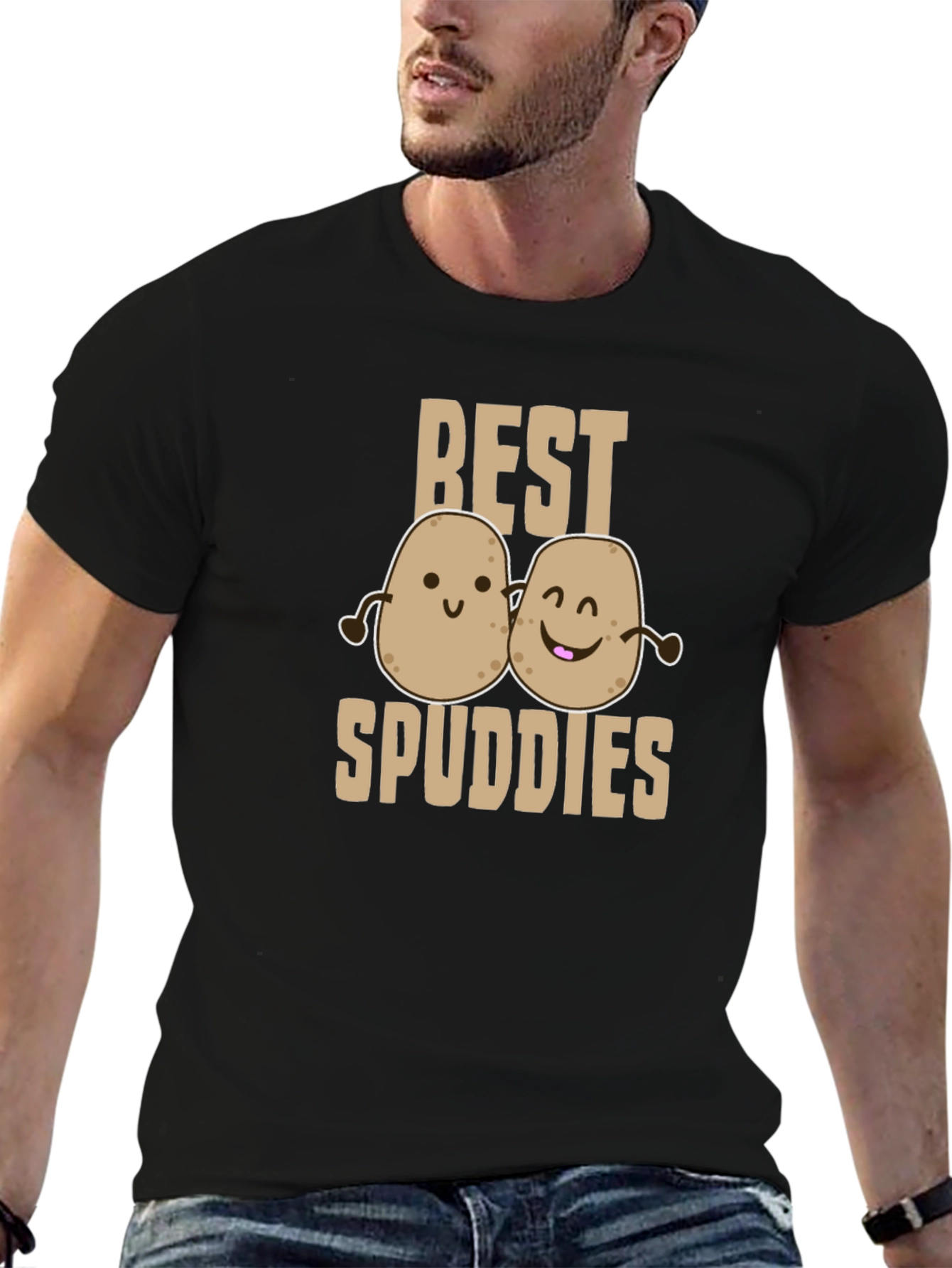 Best Spuddies T-Shirt Funny Potato Graphic Tee