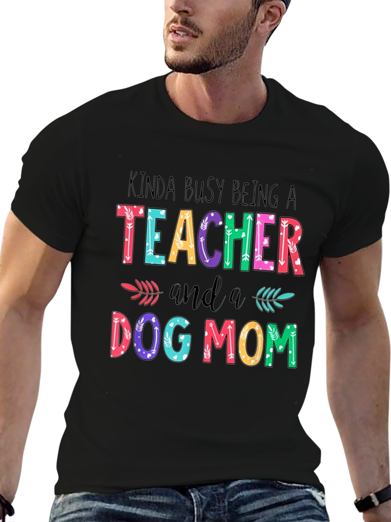 Teacher & Dog Mom T-Shirt - Busy Life Apparel