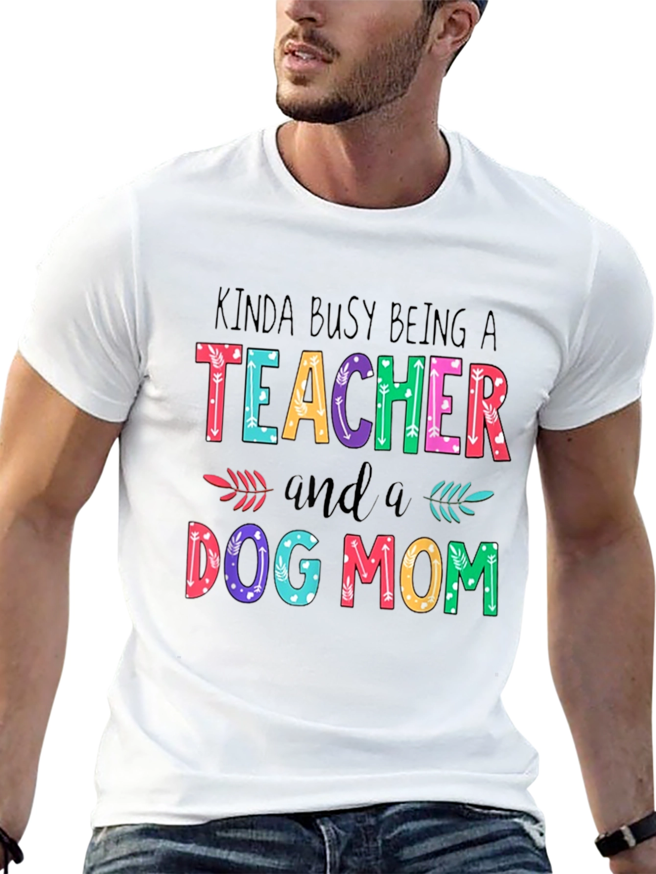 Teacher & Dog Mom T-Shirt - Busy Life Apparel