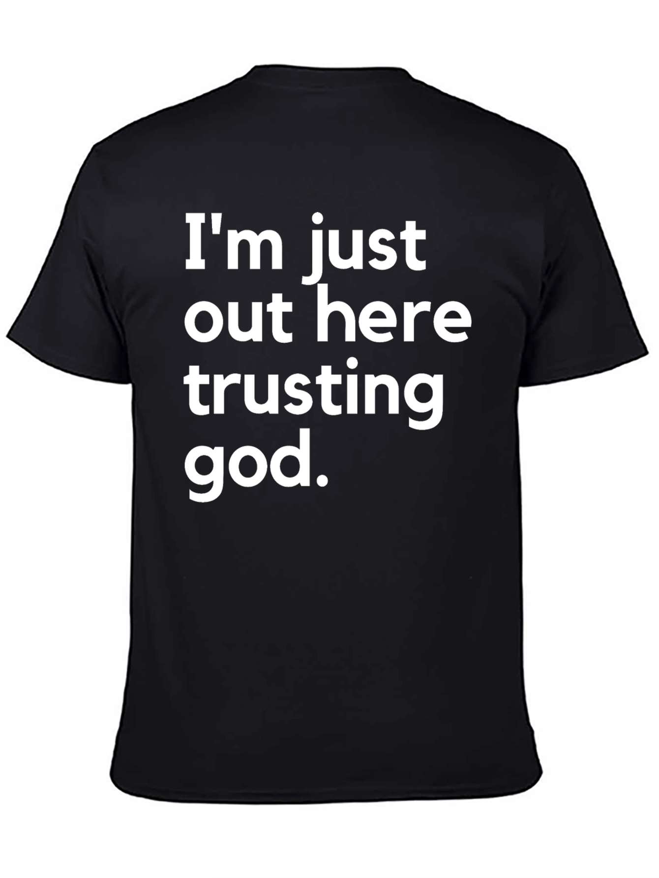 Trusting God T-Shirt - Black