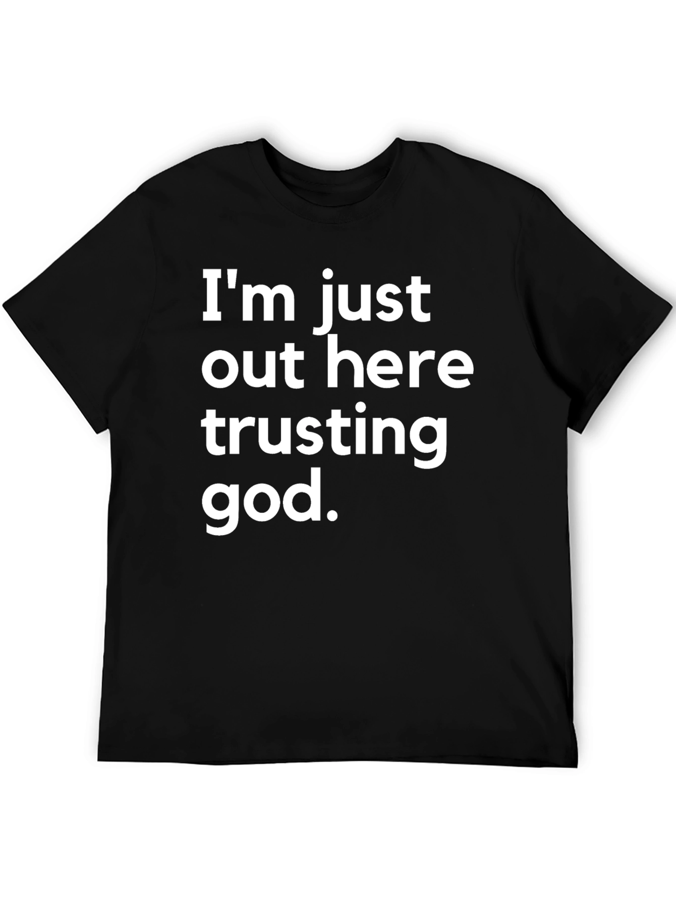 Trusting God T-Shirt - Black