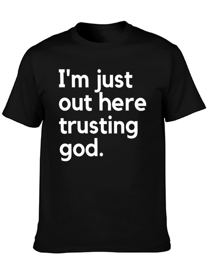 Trusting God T-Shirt - Black