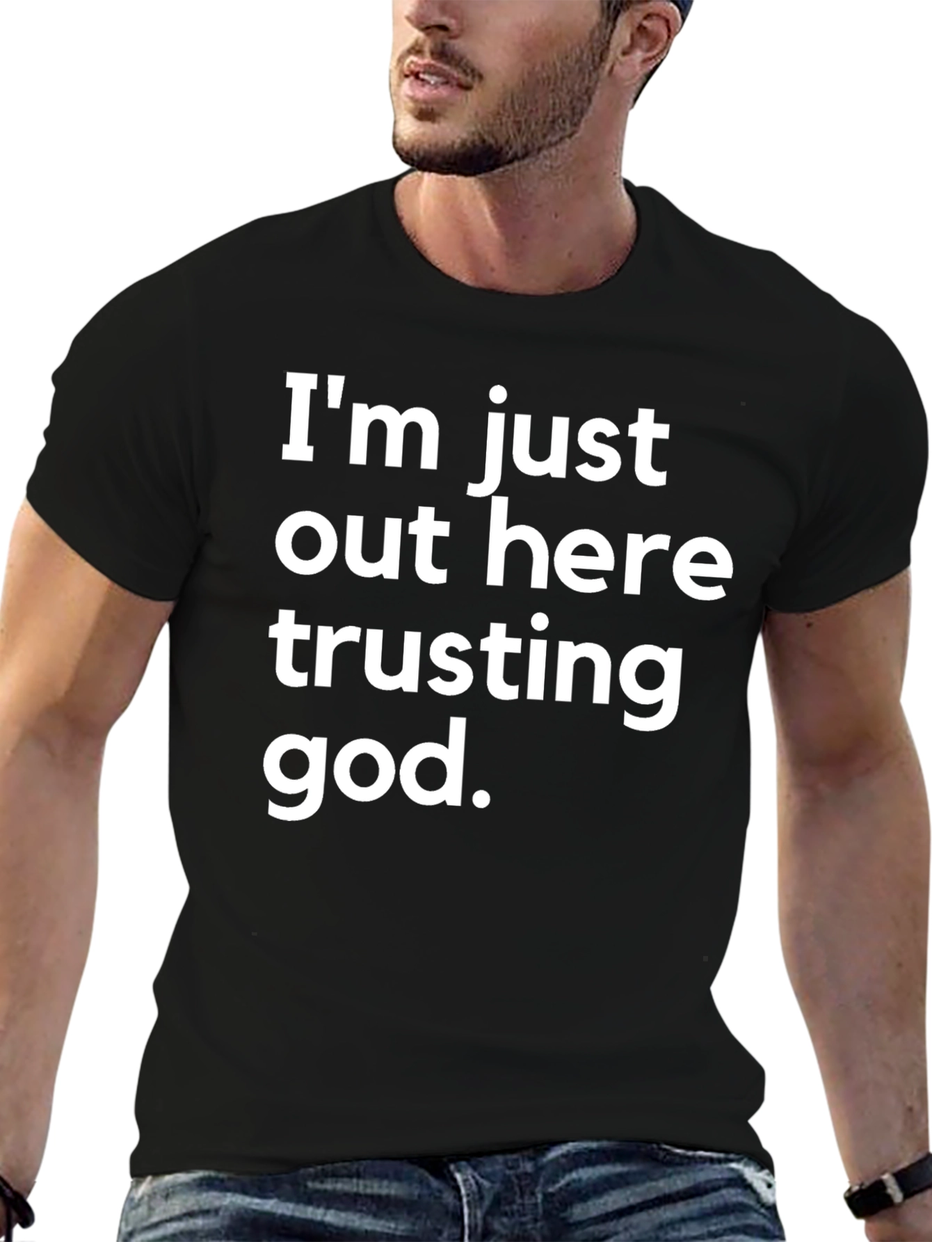 Trusting God T-Shirt - Black