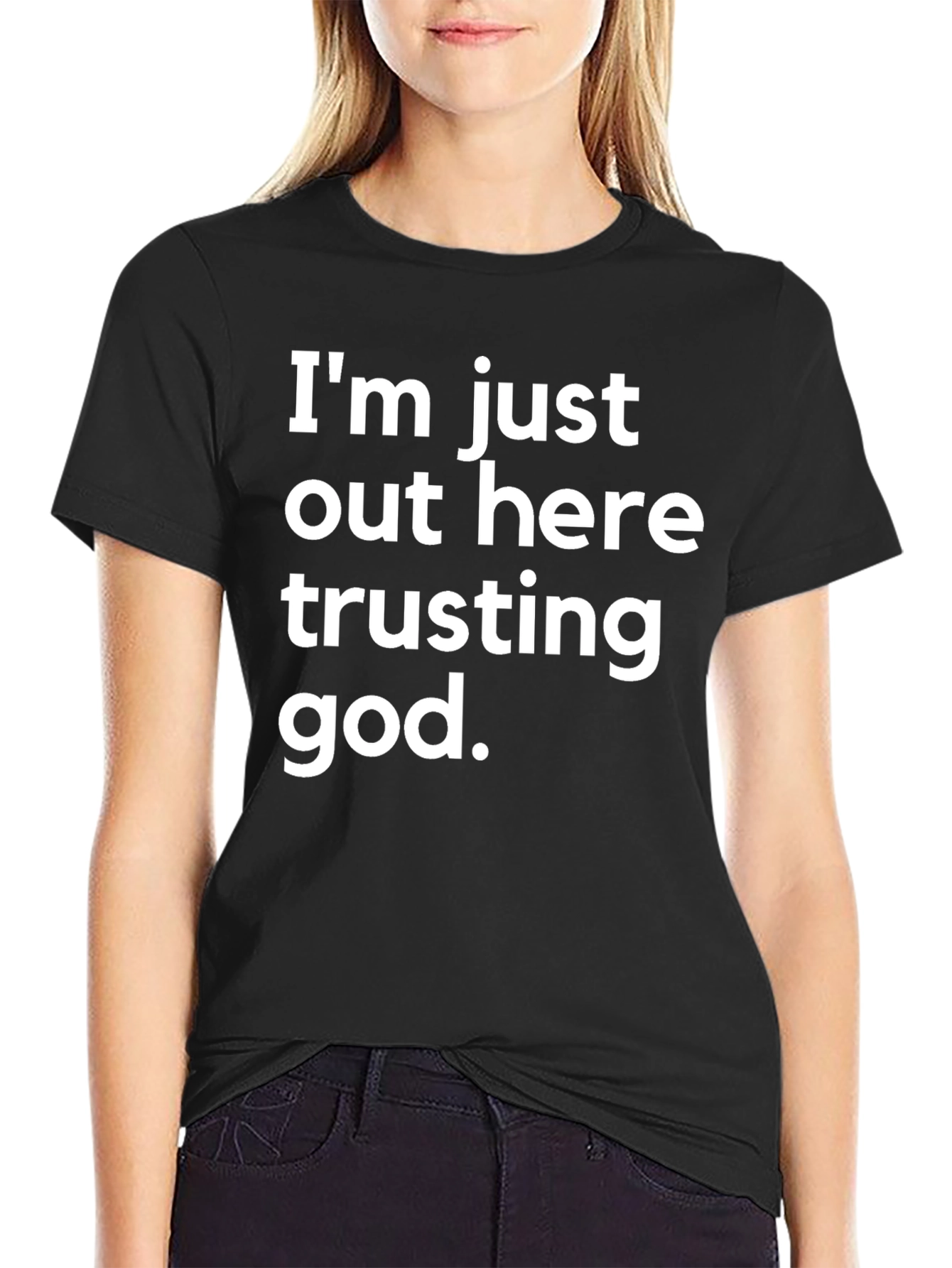 Trusting God T-Shirt - Black
