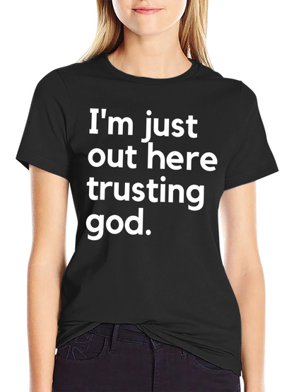 Trusting God T-Shirt - Black
