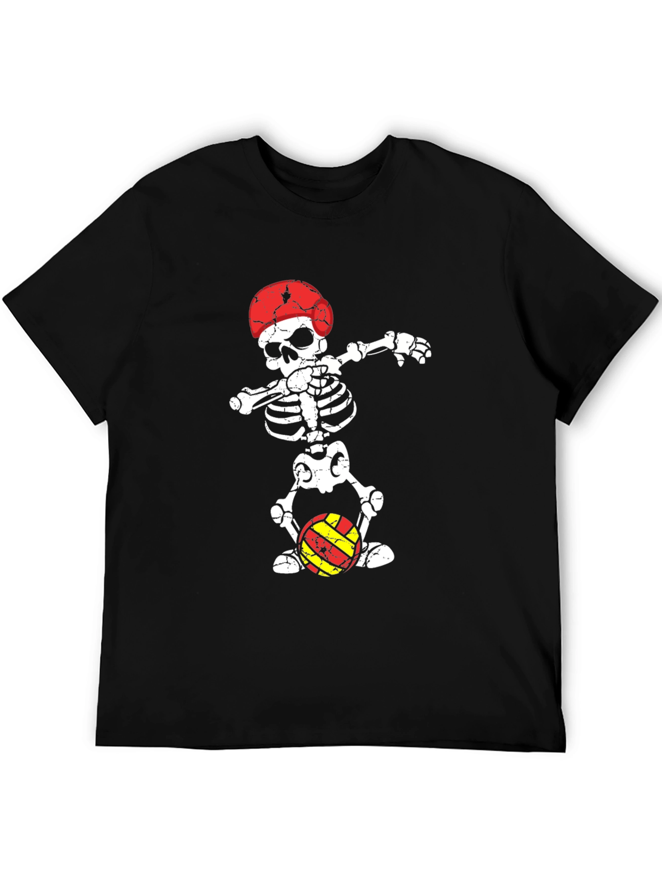 Skeleton Dab Volleyball T-Shirt