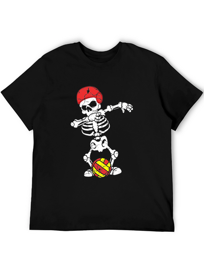 Skeleton Dab Volleyball T-Shirt