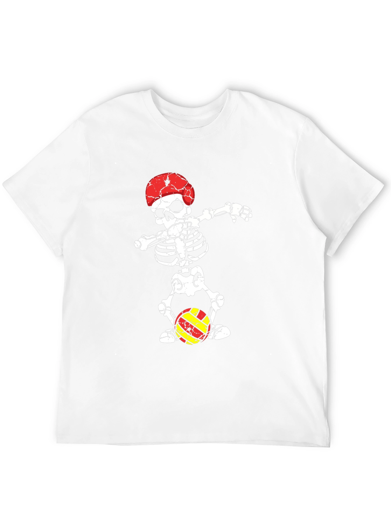 Skeleton Dab Volleyball T-Shirt