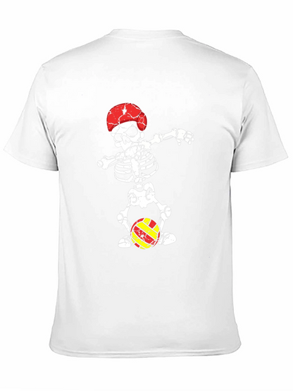 Skeleton Dab Volleyball T-Shirt