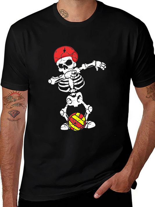 Skeleton Dab Volleyball T-Shirt
