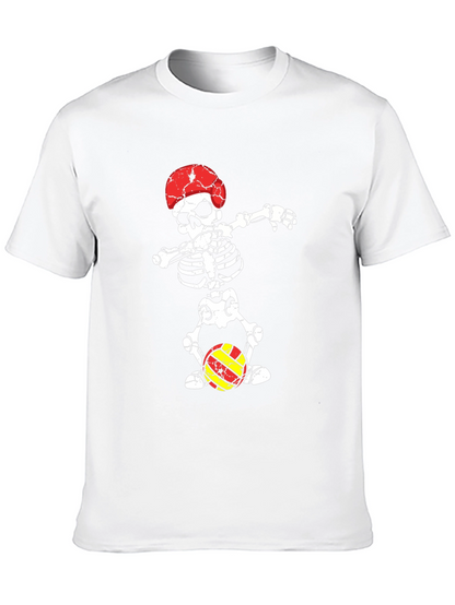 Skeleton Dab Volleyball T-Shirt