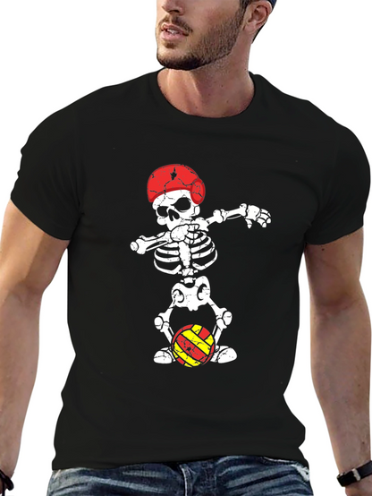 Skeleton Dab Volleyball T-Shirt