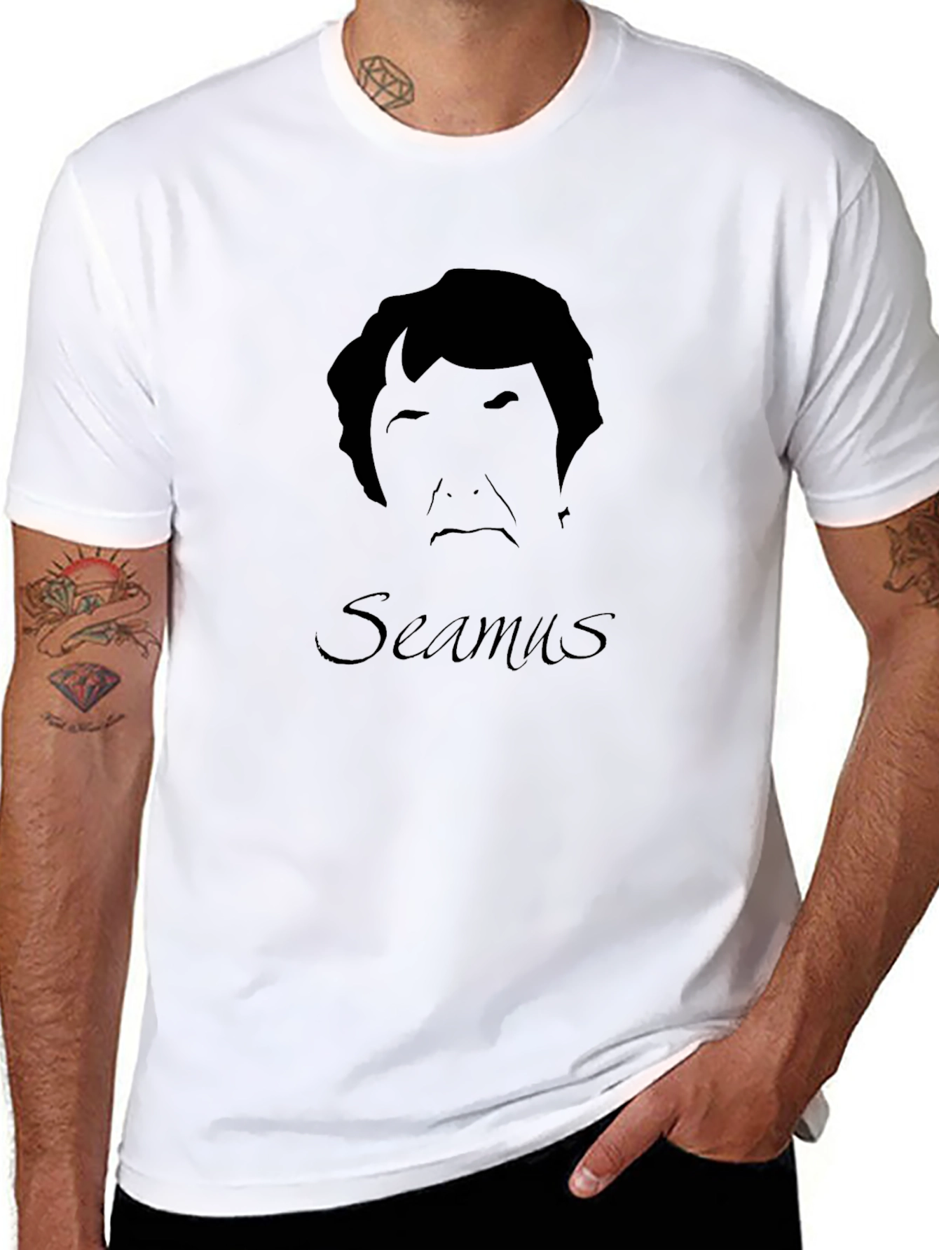 Seamus Black Silhouette Tee