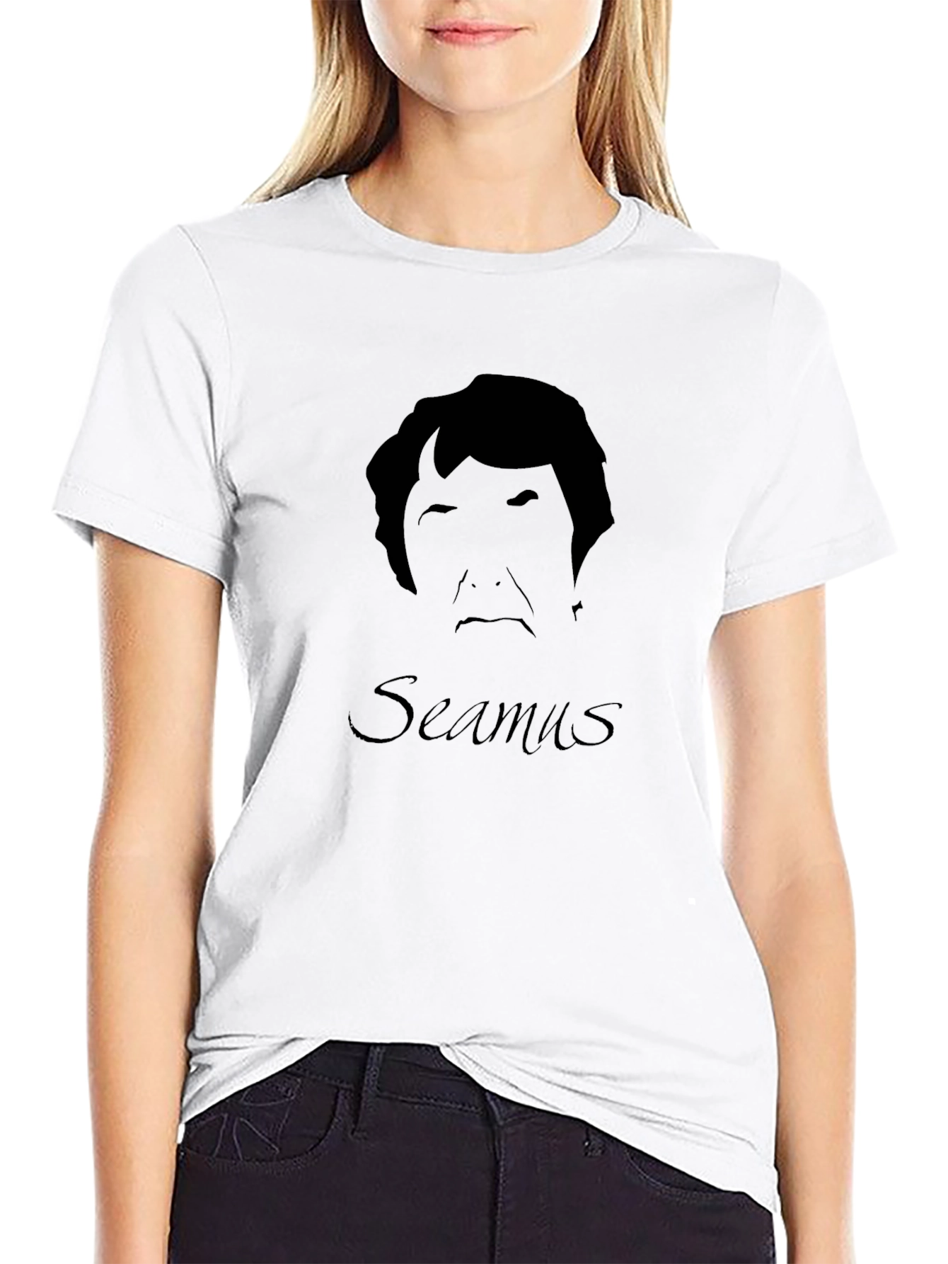 Seamus Black Silhouette Tee