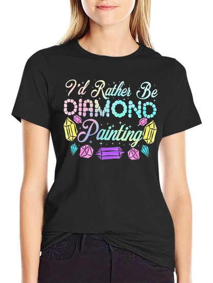 Diamond Painting Hobby T-Shirt - Artistic Gift