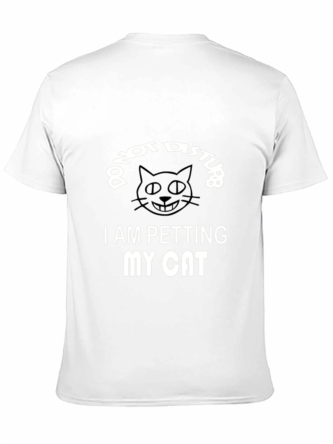 Do Not Disturb I Am Petting My Cat T-Shirt