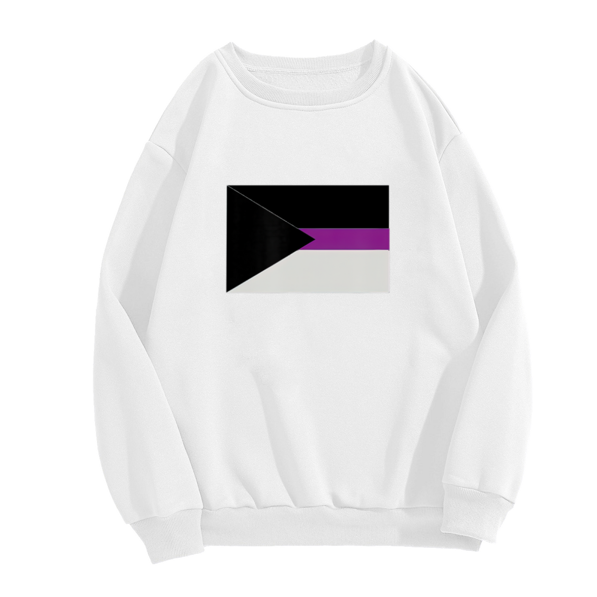 Demiboy Pride Flag Crewneck Sweatshirt - LGBTQ+ Identity Support Pullover