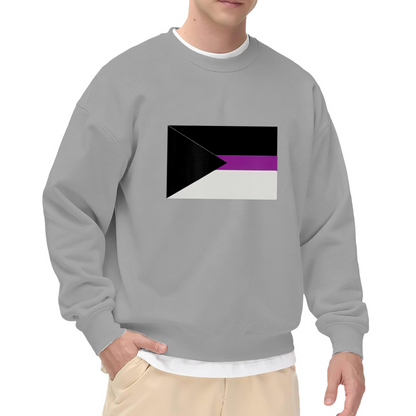 Demiboy Pride Flag Crewneck Sweatshirt - LGBTQ+ Identity Support Pullover