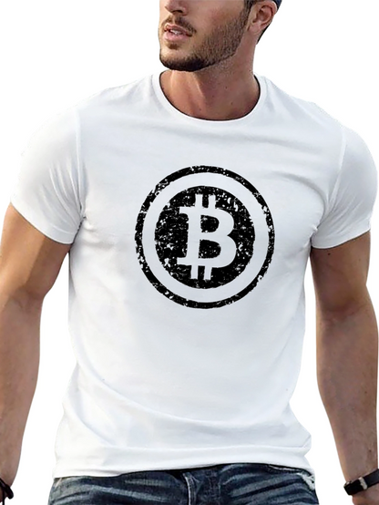 Bitcoin Logo Black T-Shirt