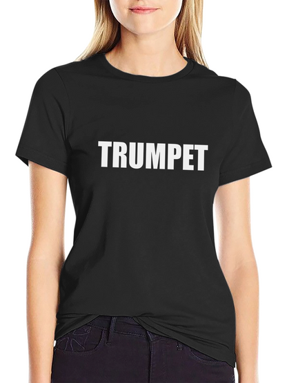 Trumpet T-Shirt - Classic Black Cotton Tee