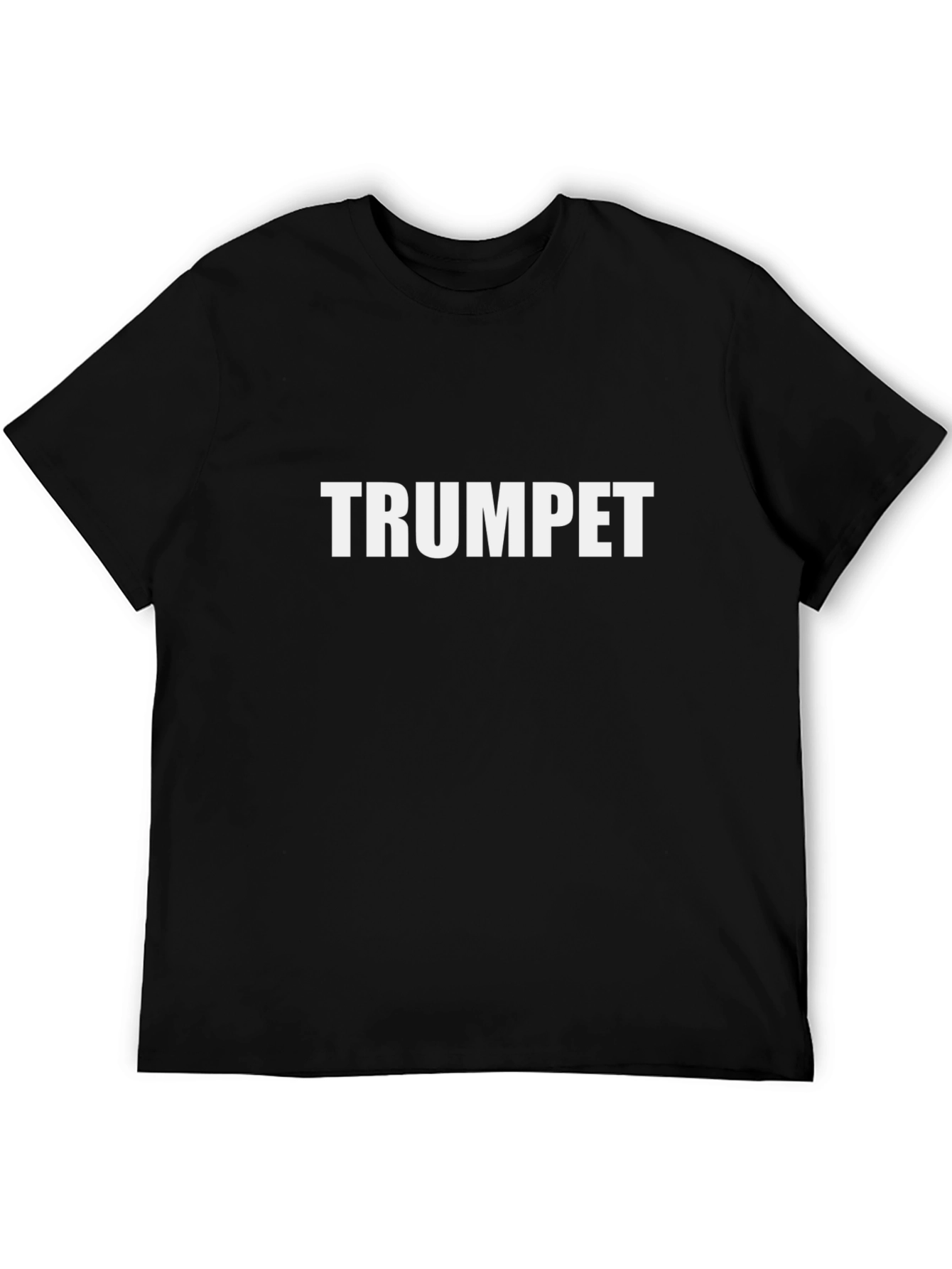 Trumpet T-Shirt - Classic Black Cotton Tee