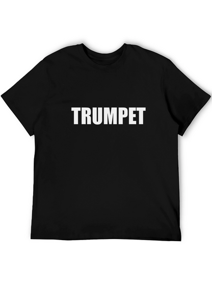 Trumpet T-Shirt - Classic Black Cotton Tee