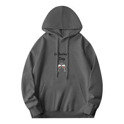 Galentines Day Wine Glasses Hoodie